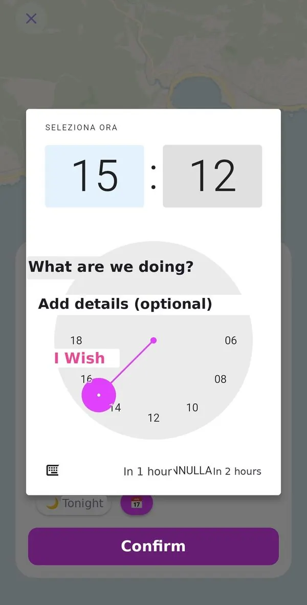 Pizza activity selected for the event