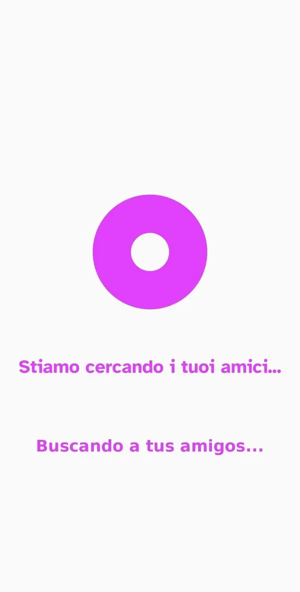 Búsqueda automática de amigos en curso