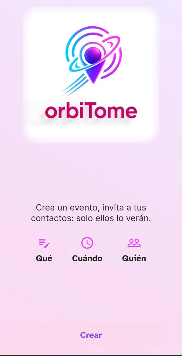 Pantalla de introducción con los tres pasos Qué, Cuándo, Quién