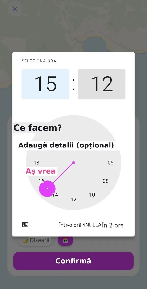 Activitatea pizza selectată pentru eveniment