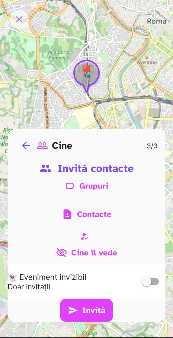 Al treilea pas al creării evenimentului: Cine