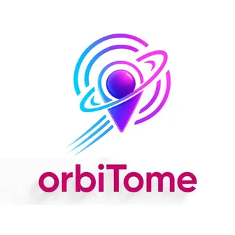 The orbiTome animation: the word YOU becomes a person, and the people around move into orbit